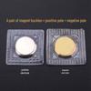 Waterproof PVC-Coated Magnetic Button for DIY, Luggage, Curtains, and Clothing