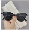 Vintage Cat Eye Frame Sunglasses Women 2025 Luxury Brand Designer Fashion Female Eyewear Retro Trendy Sun Shades for Lady