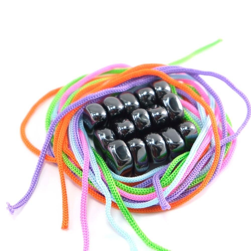 Wielofunkcyjny Magnetyczny Kamień Lodówkowy Zestaw Magnes Rodzinny Szpilka DIY Ściana ze Zdjęciami Magnetyczny Sznurek w Kolorach Dekoracja Rodzinna