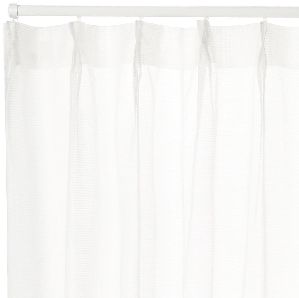 Univer Mirror Lace Width 150cm x Length 1 Curtain, White, 176cm, Panel, HAZ-L0034