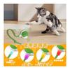 Cat Toy, Automatic Electric Ball, 3 Modes, 360 Automatic Rotation, Long Tail Tee, Popular, Smart, Automatic Rolling, USB Rechargeable, Pet Toy, Solo