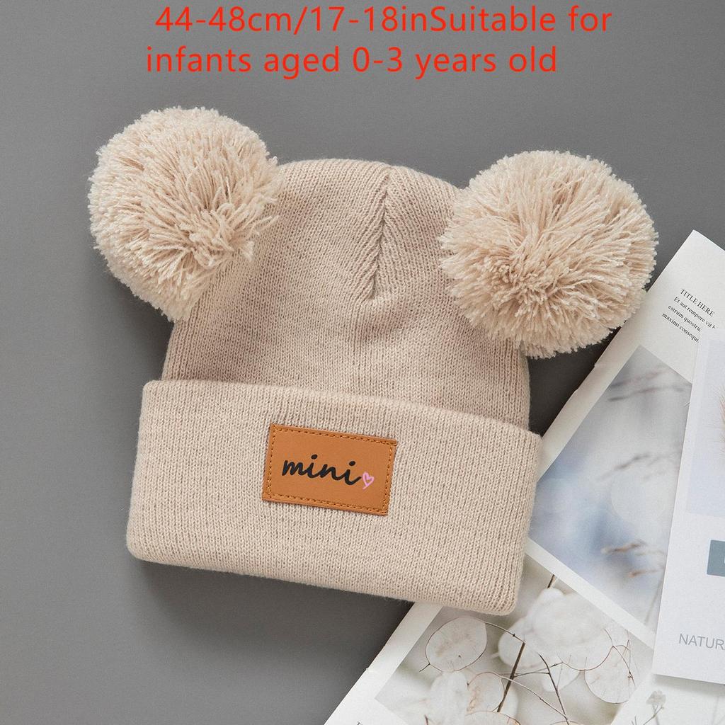 1/2 Stück Neugeborenes Baby Wintermütze Kinder Beanie Mütze für Mädchen Jungen Säuglingszubehör Kinderhüte Elastisch 0-3J Kleinkind Mädchen Jungen Mütze