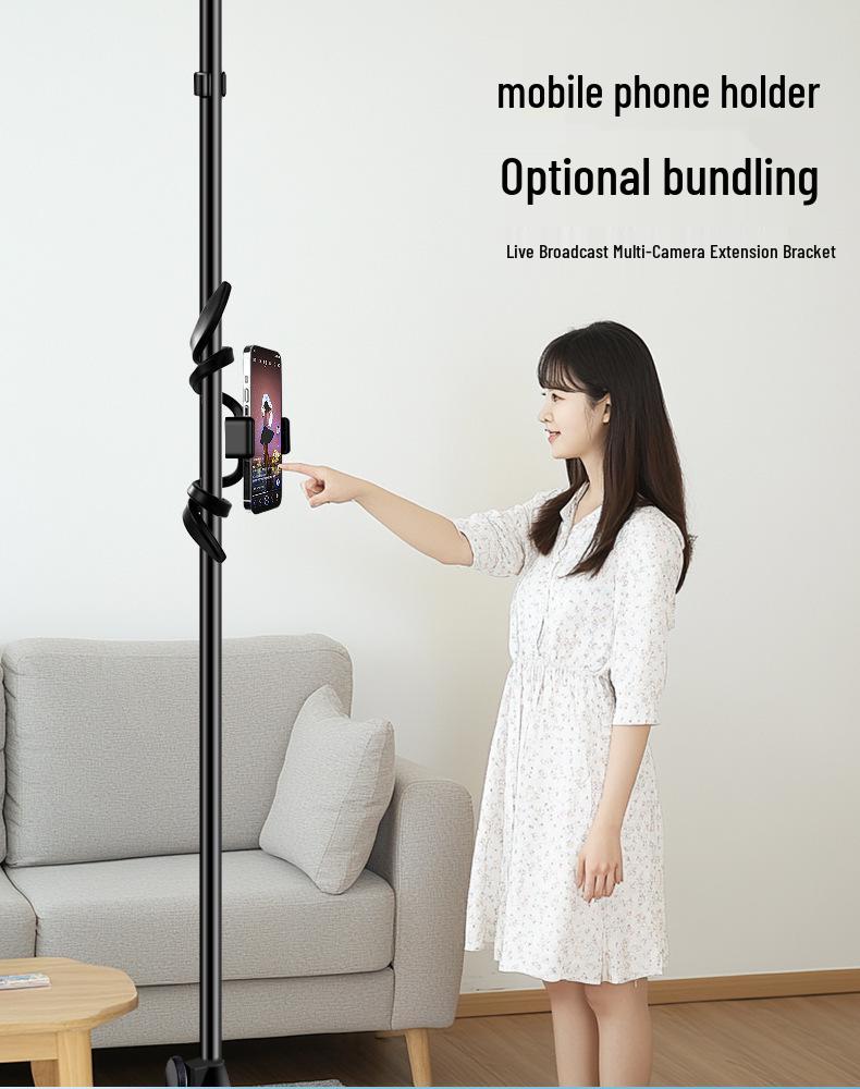 Versatile Soft Tube Treadmill Mobile Phone Holder for Lazy Person - Multi-Function Extension and Hanging Mount