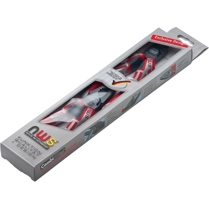 

Ensemble de pinces - NWS - CombiMax - Pince coupante diagonale - 180 mm - 160 mm - Poignées antidérapantes - Ergonomique