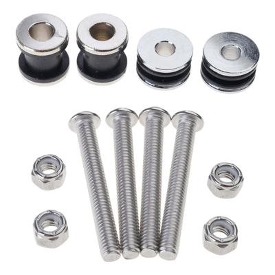 Rustproof Quick Release Screw Bolts Set For Motorcycle Backrests XL883 XL1200 Model Effortlessly Installation Secure Fit
