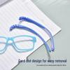 Medical Grade Myopia Control Glasses for Kids 6-10 Years - Skin-Friendly, Non-Slip Silicone Frame with Removable Temples.
