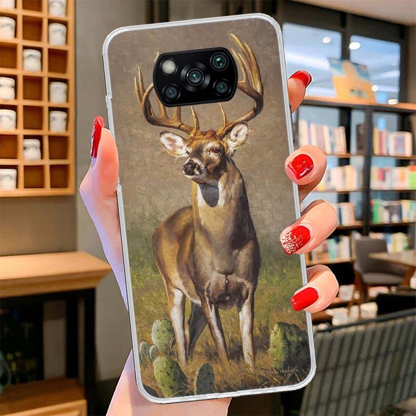 

Deer Hunting Camo Cover Phone Case For Xiaomi Poco F7 Ultra X7 X6 X5 Pro M7 Redmi 15C 15 13C 13 12C 12 10C 10 9A 9C 9T 9 Shell P Redmi 10 5G
