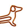 Shape Cute Golden Customization Paper Clamps Dachshund Paper Clips Bookmark Clip Gold Paper Clip