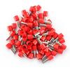 AWG 8/10.0mm Copper Wire Insulated Crimp Connector Ferrule Pin Cord End Red E10-12 Pack of 100
