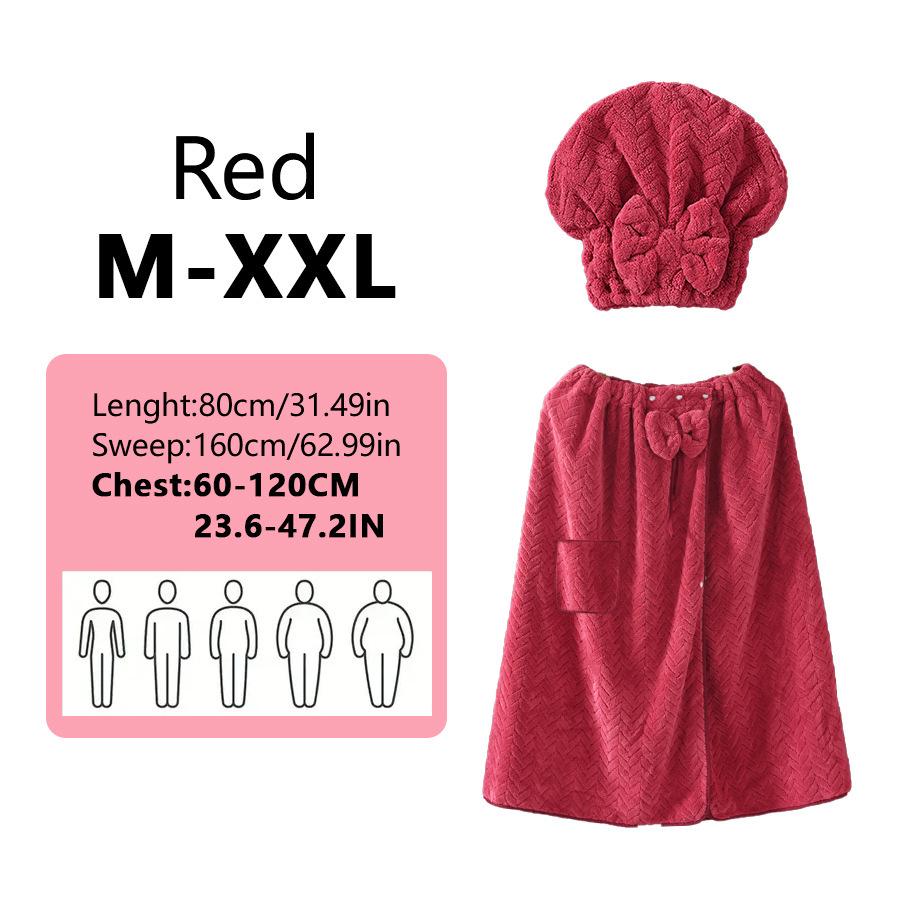 Plus Size Coral Fleece Bathrobe: More Absorbent, Breathable, Soft & Skin-Friendly