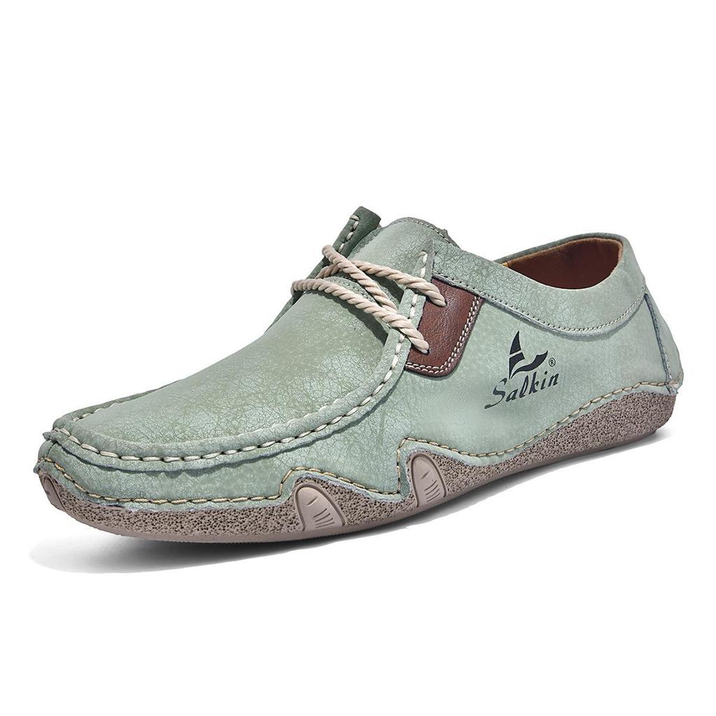 Men's Octopus Lace-up Low-top Casual Loafers - Breathable Large Size Driving Shoes