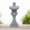 FOMIYES Replica Stone Lantern Sand Table Pavilion Model Zen Garden Tower Mini Tower Ornament Miniature Tower Ornament Aquarium Pavilion Model