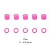 100Pcs/Box Dental Color Code Ring Silicone Identification Circle Orthodontic Instrument Dentistry Material Autoclavable