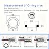 1200pcs Rubber O-Rings 24Size NBR Washer Gasket Sealing Assortment Kit For Plumbing Faucet Automotive Air Or Gas Connections