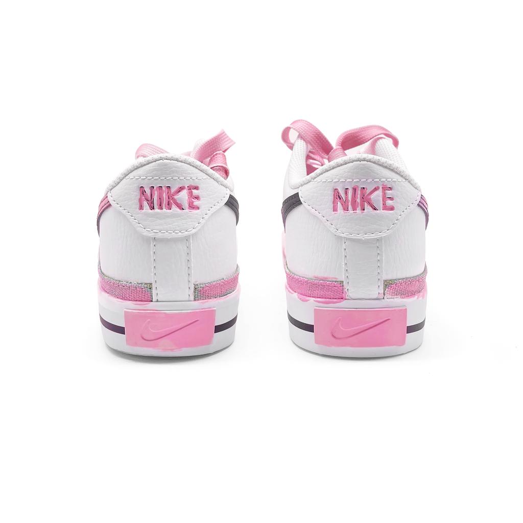 Nike Court Royale Dragon Fruit Cushioning Low Top Skateboard Shoes Unisex Pink White DH3161-100(team912-)