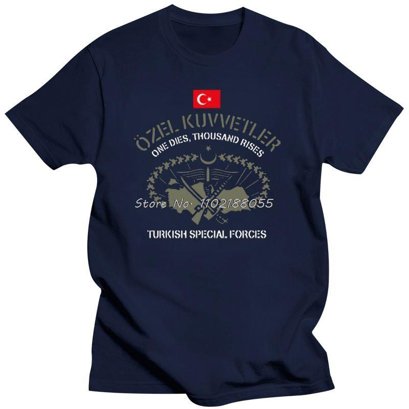 Ny Kortärmad Herr Turkiska Specialstyrkor Ozel Kuvvetler Vinröda Baskrar Bordo Bereliler T-shirt Bomulls T-shirt Harajuku Streetwear