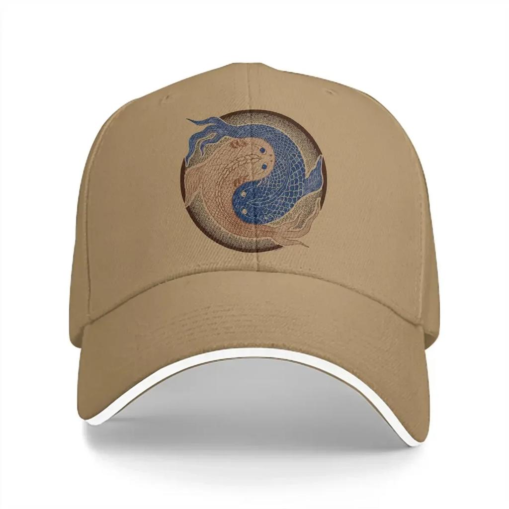 Yin Yang Fish Shuiwudao Unisexdala Baseball Cap Unisex Hats Visor Protection Snapback Fish Funny Cartoon Gifts Caps