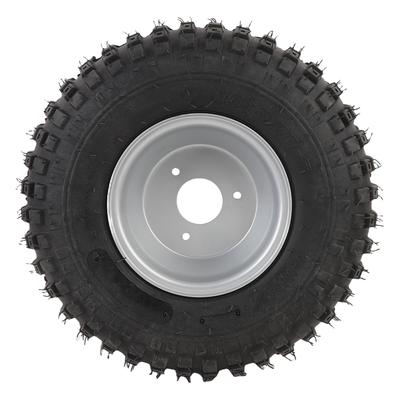 16X87 Tire with 3 Holes Rim 6PR Excellent Road Grip 7 Inches ATV UTV Tire Wheel for Go Kart Golf