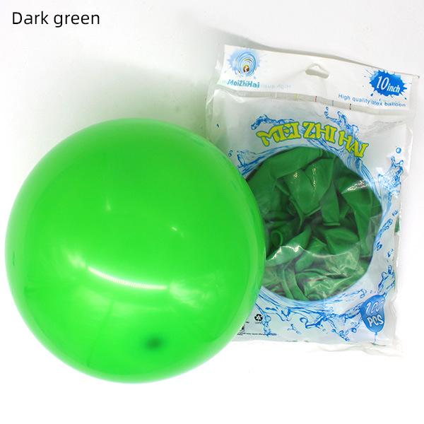 10-Inch Retro Transparent Wedding & Birthday Balloon Set