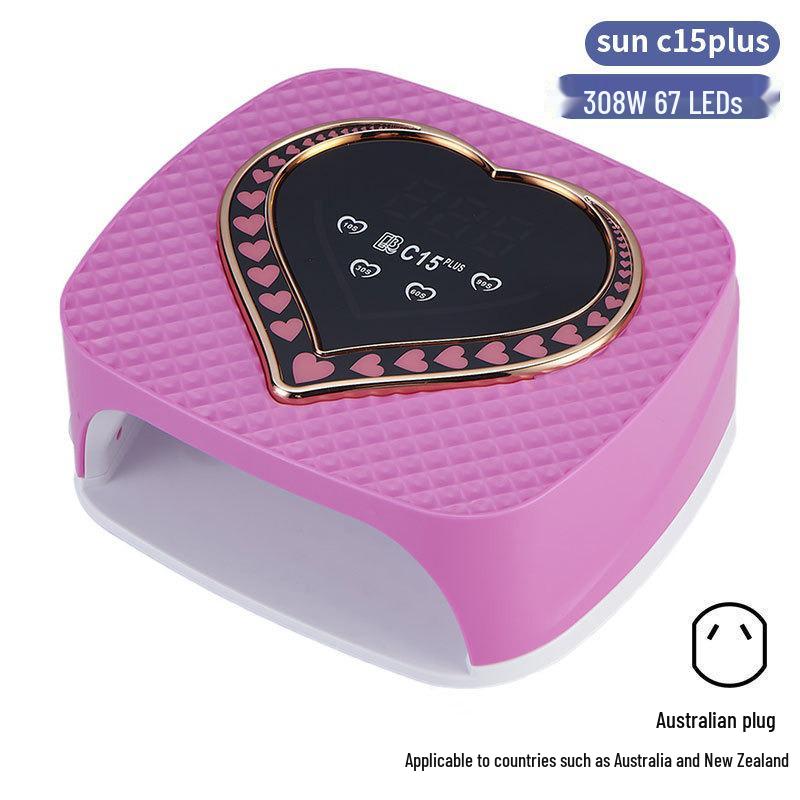 Dazzling 256W LED Nail Curing Lamp, Quick Dry Gel Lamp for Salon Use