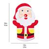 Cartoon Santa Christmas Hand Puppet Non-woven Felt Fabrics Sewing Kit DIY Craft Sewing Felts  Kids