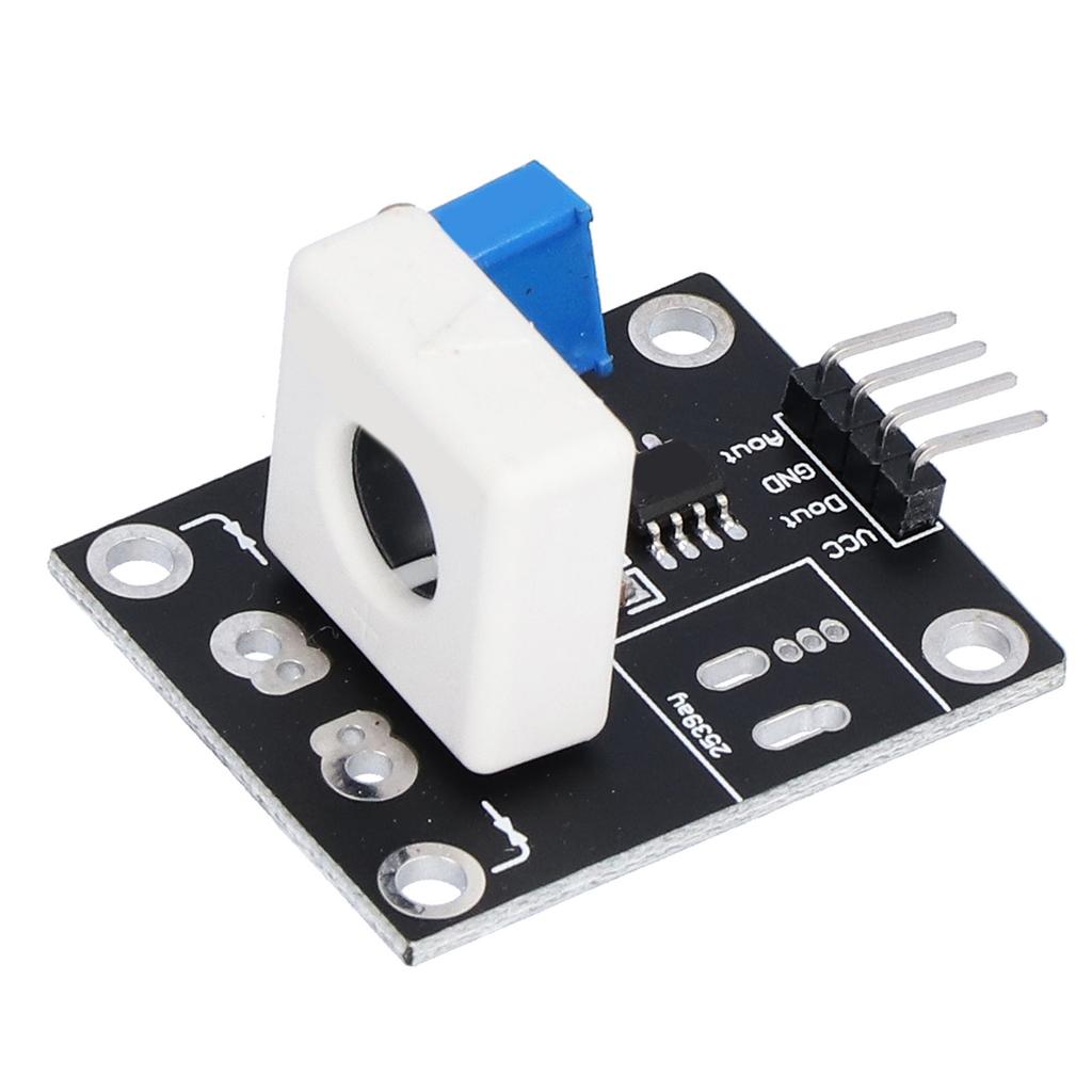 Current Sensor Module DC100A Overcurrent Detection Board with Indicator Light DC5V WCS1600
