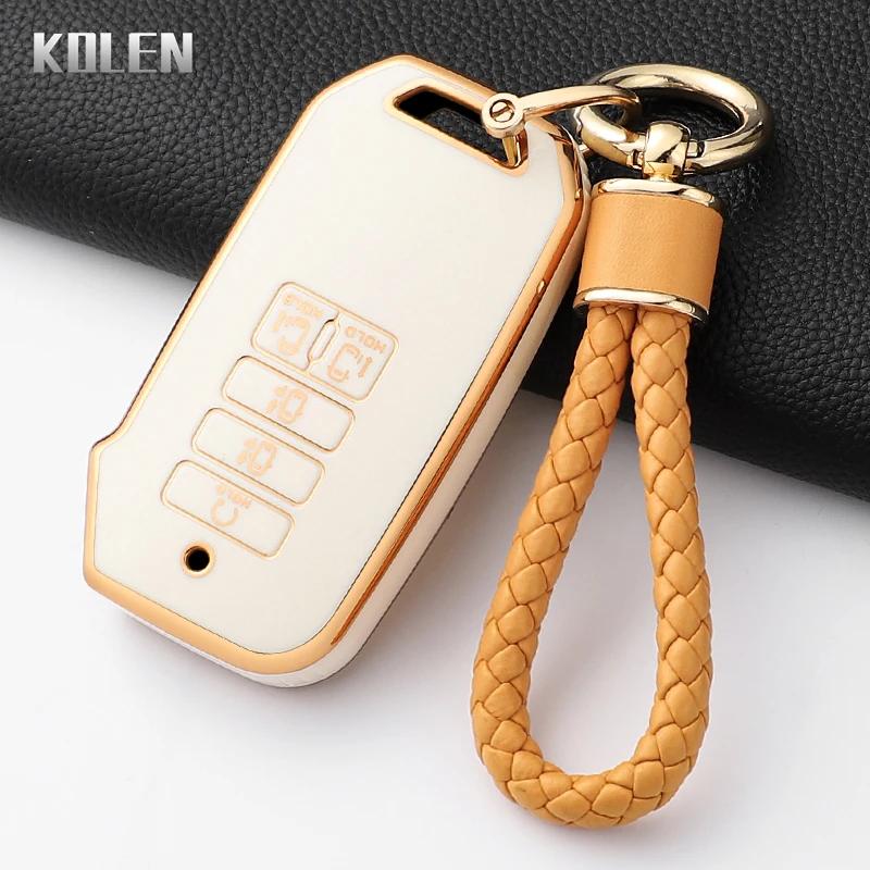 Fashion Tpu Car Key Case Cover Fob For Kia K2 Kx Rio Sorento K4 Cerato Forte Picanto Stonic Carnival Niro Morning Verna Sportage