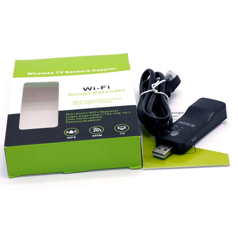 USB Wireless Repeater & Signal Amplifier Router 300M (Model UE01)