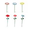 Iron Bird Feeding Dish Creative Bird Water Bowl Flower Shaped Bird Bath  Hummingbird