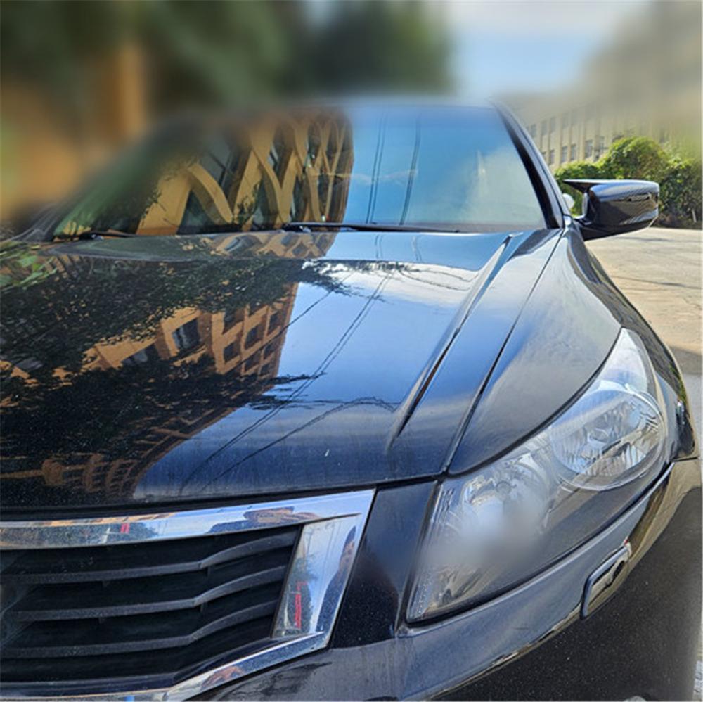 Carbon Fiber Look OX Horn Rear View Side Mirror Cover Trim For Honda Accord 2008