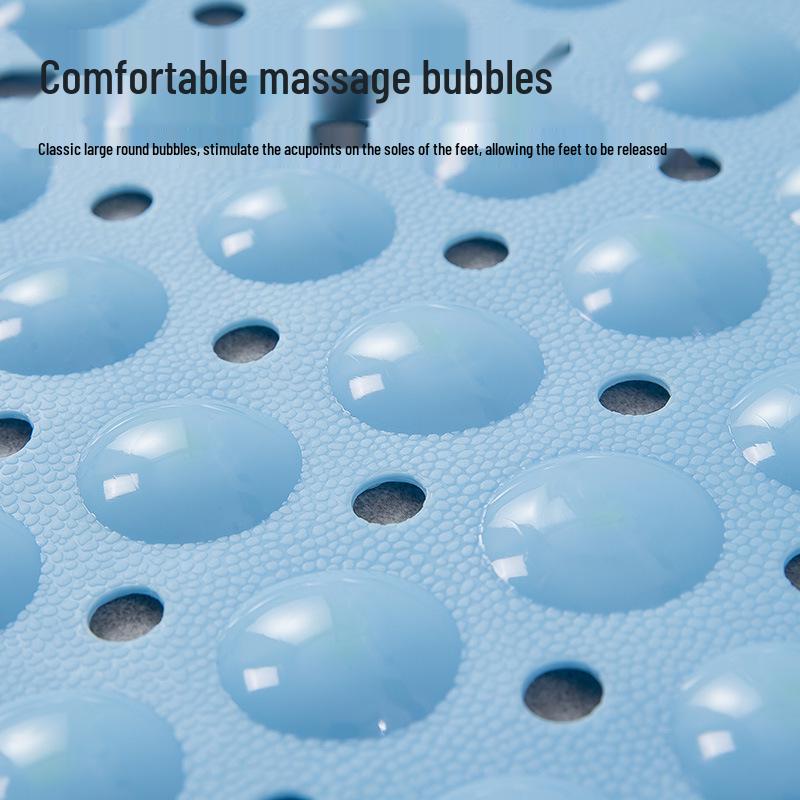 PVC Non-Slip Bathroom & Shower Mat - Water-Resistant for Home, Hotel, Pool, Toilet, Floor.