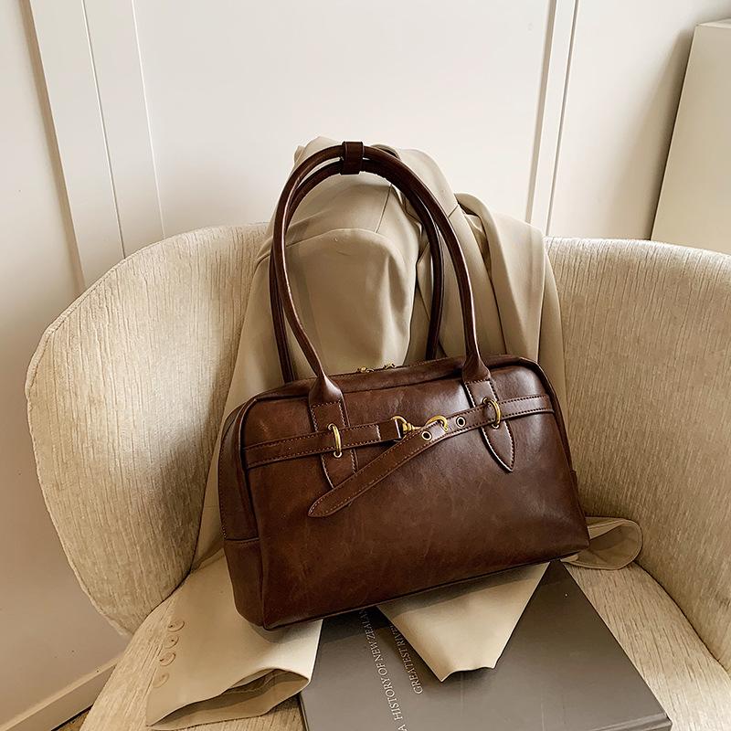 

Модная сумка-подмышка Maillard для通勤, женская, новая коллекция осень-зима 2025, универсальная, простая, повседневная, женская на плечо коричневый