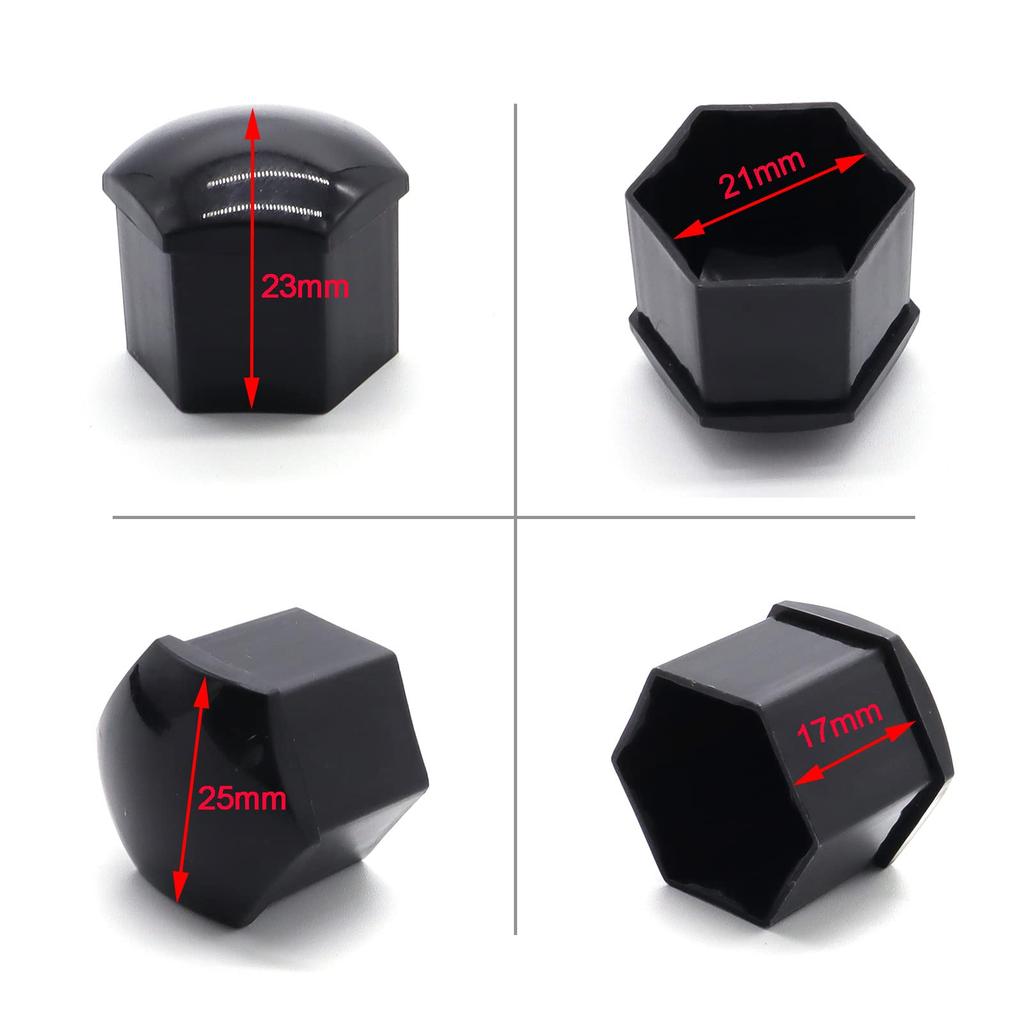 XUKEY Car Wheel Nut Cover Nut Cap Lug Nut Cap Lock Nut Wheel Nut