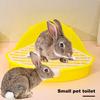 Yousheng Small Pet Toilet High Fence Detachable Hollow Platform Easy Cleaning Rabbit Litter Pan Animal Potty Trainer Bunnies Corner Toilet Box Ferret