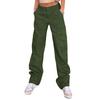 Europäische & Amerikanische Schlanke High Waist Damen Cargo-Hose mit Mehreren Taschen