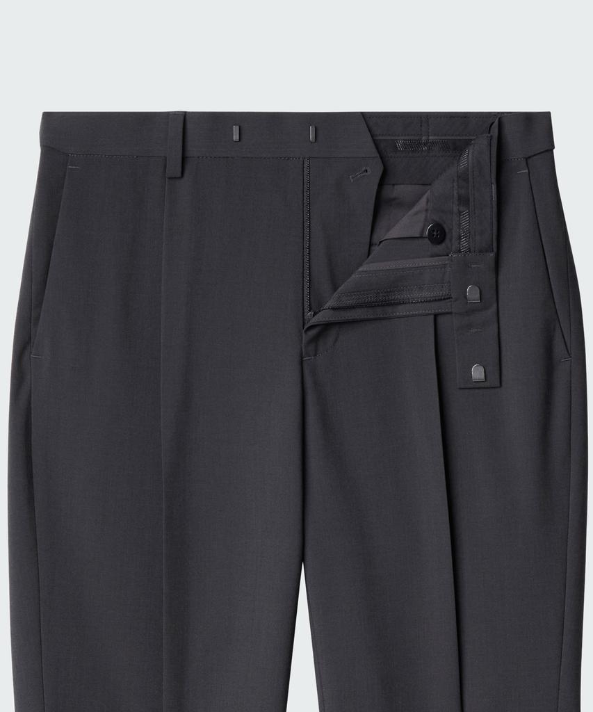 MUSINSA STANDARD [Cooltandard] Wide Hidden Banding Slacks [Gray]
