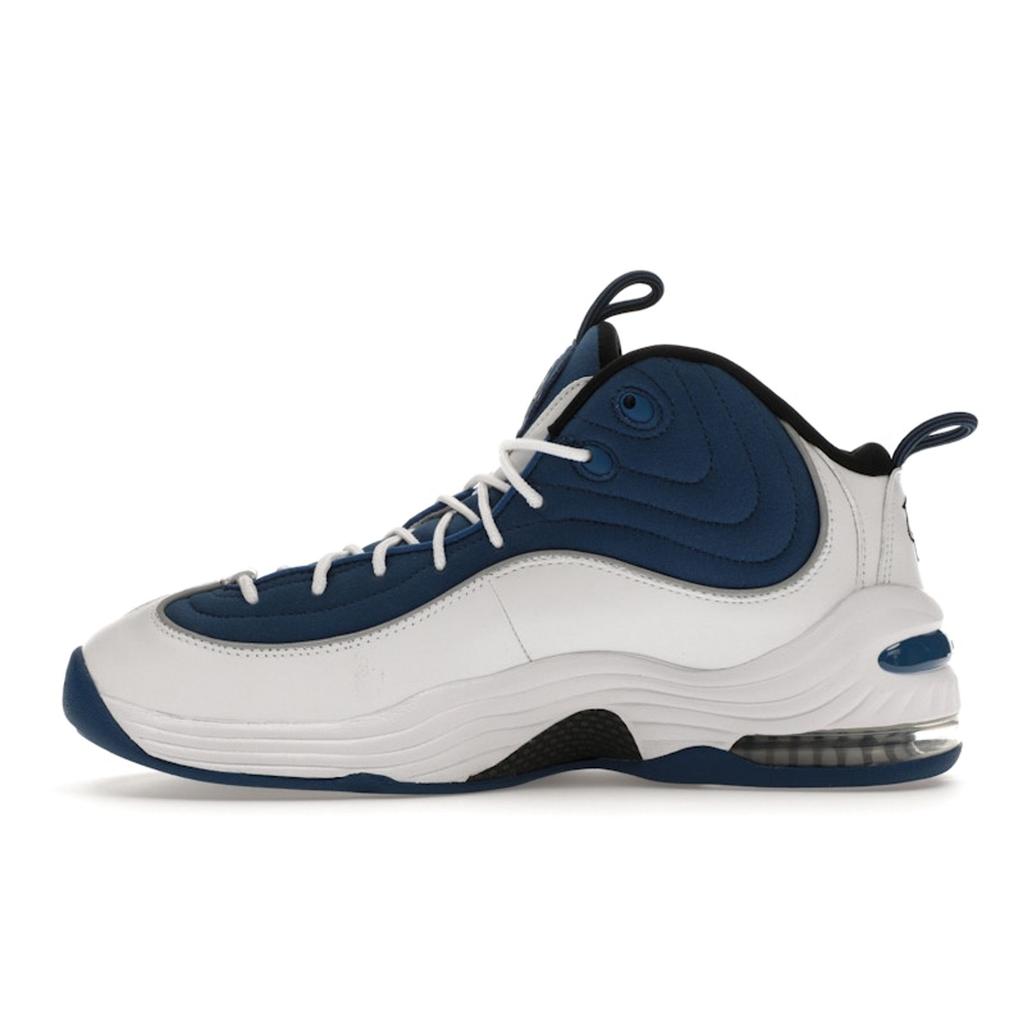 Nike Air Penny 2 QS Atlantic Blue 2023 Unisex Sneakers White Black Metallic-Silver FN4438-400