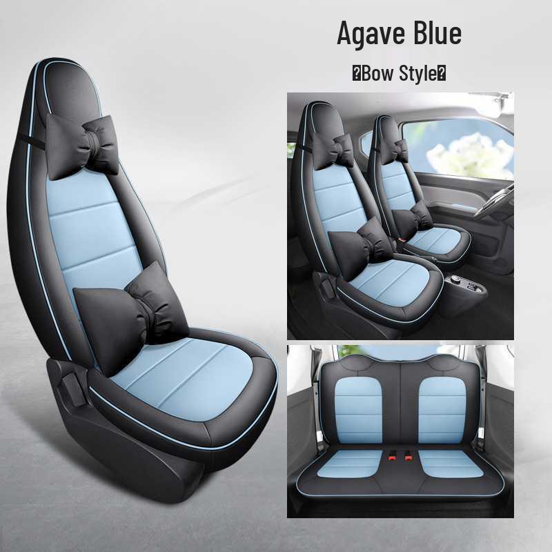 Wuling Mini Cute Leather Car Seat Cover - All-Season Universal Fit