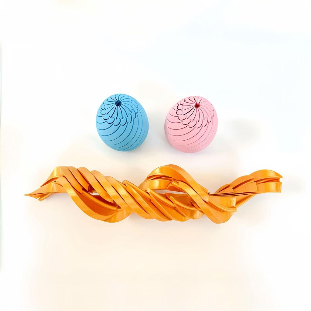 3D-gedruckte Ostereier-Spielzeuge Lustige rutschige eiförmige Fingerspitzen-Spielzeuge Stressabbauende kleine Objekte Buntes Stressabbau-Spielzeug