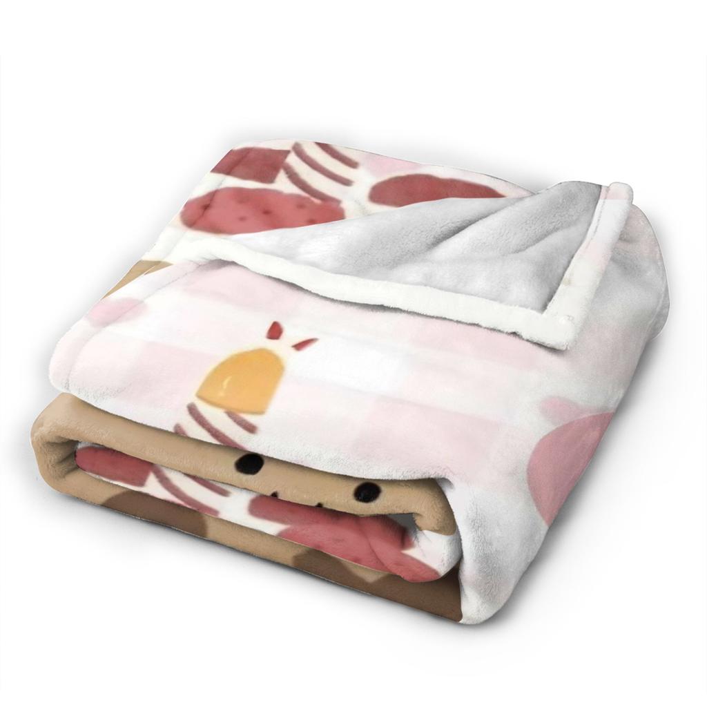 Warm Soft BlanketsKids Airplane Travel J-Jellys C-Cat Bedding Throws Flannel Bedspread For Couch Bed Aesthetic Sofa Bed Cover