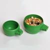 Bird Bowl Round Innoxious Plastic Practical Bird Feeder for Parrot