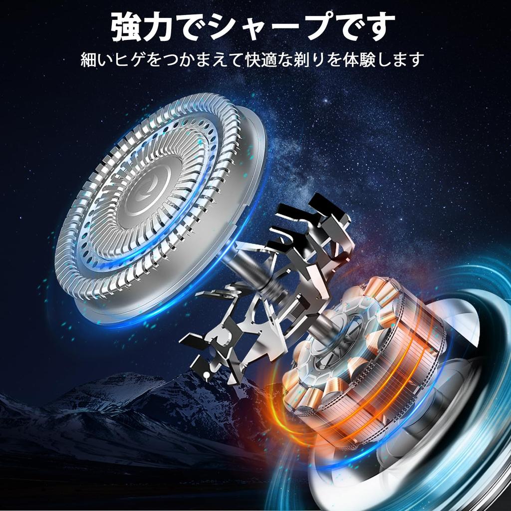 New LYBHDM Super Powerful Compact Electric Rotary Close IPX7 Portable Shaver for Business Keep In the Birthday Gift for [2025 Motor] Shaver, 6-Blade