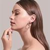 Unisex Gothic Punk Skull Stud Earrings - Retro Hollow Design  Perfect For Everyday & Festive Wear
