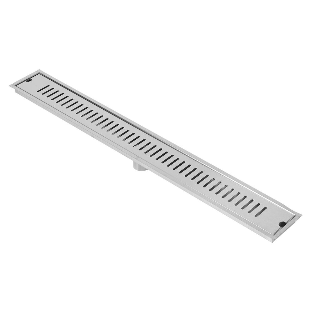 Linear Drain 304 Stainless Steel Large Discharge Capacity Prevent Clogging Shower Floor Drain for