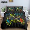 Game Bedding Set Soft Duvet Cover Set Comfoter Bedding Quilt Cover with Pillowcase Kids Polyester Bedding Set Queen King Size