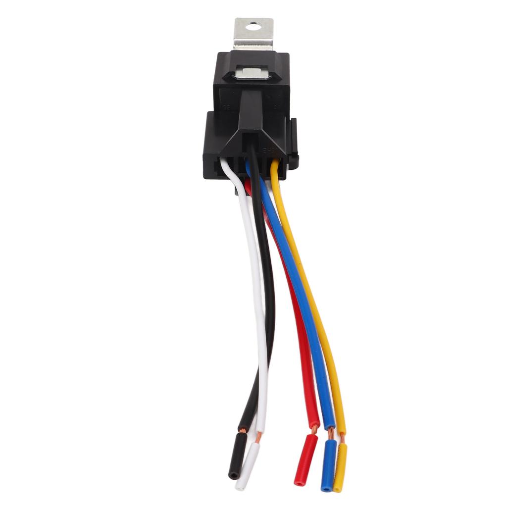 5pcs Automotive Relay Kit 5 Pin 40A 12V Waterproof Copper Contact Car Relay Harness