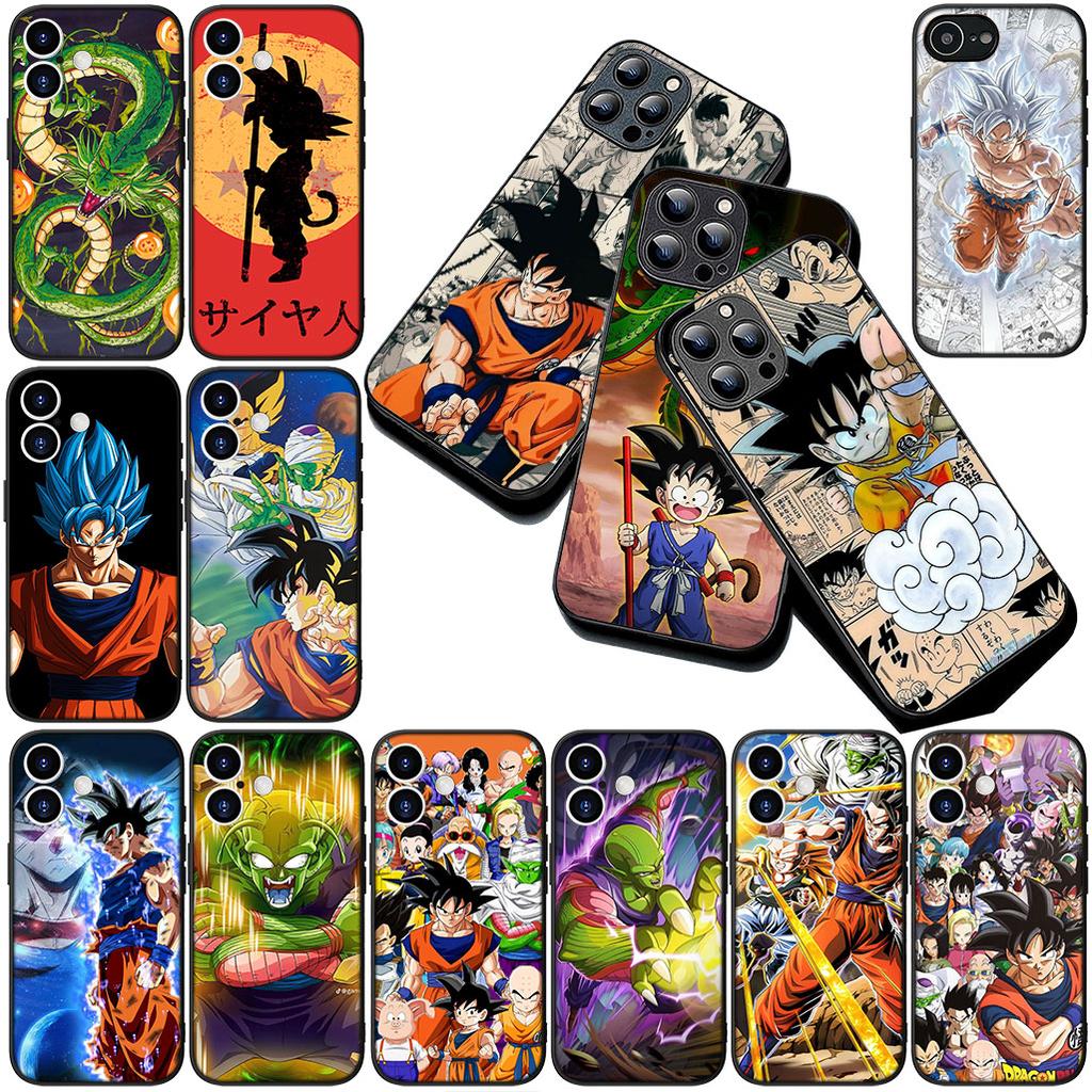For Apple iPhone 16 14 15 Plus 11 Pro Max 16E ProMax + 16Plus 15+ 14+ Phone Cover Case DragonBalls Piccolo Dragons Balls Goku