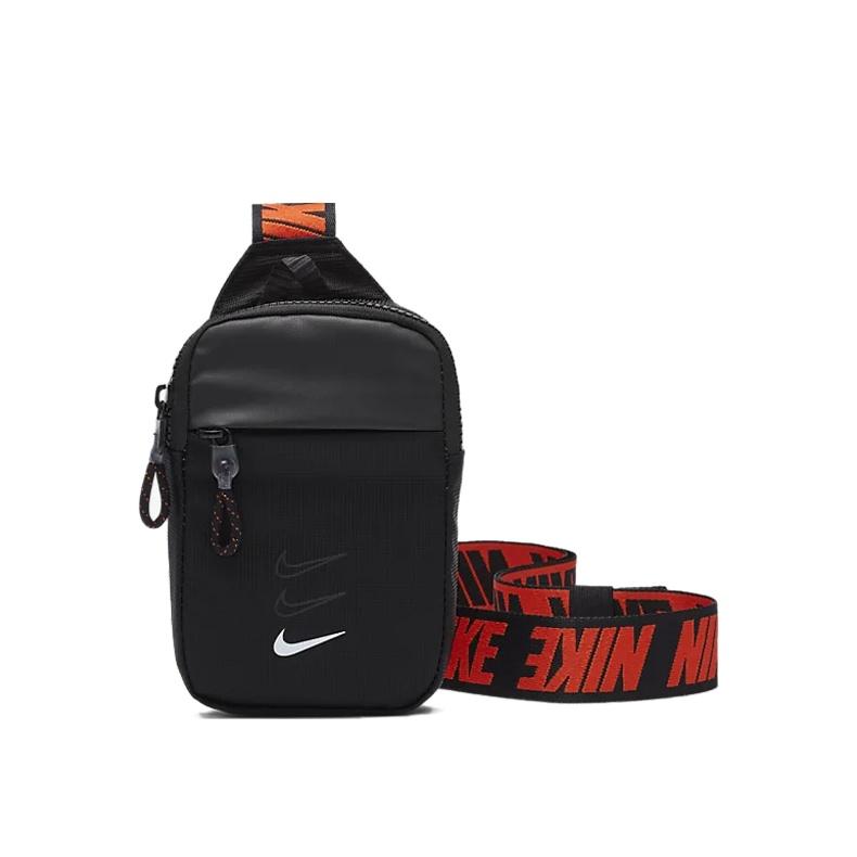 Nike Sportswear Essentials Letter Strap Polyester Crossbody Chest Bag Regular Unisex bags Black BA5904-010 Black