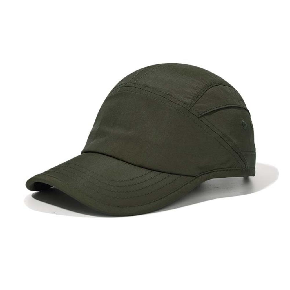 Waterproof 5-Panel Cap Drawstring Elastic Quick-dry Hat Spring Summer Baseball Cap  Outdoor Sports