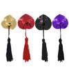 Sexy Femei Bling paiete ciucuri piept petale sutien sfarcului capac pasties autocolant